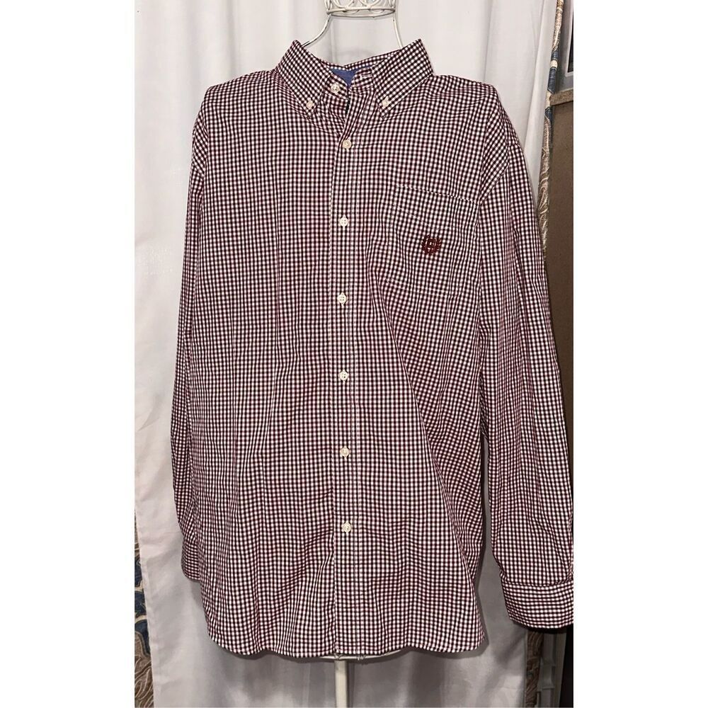 NEW WITH TAGS Men Chaps Plaid Long Sleeve Big Men size XL TALL Long Sleeve Top l